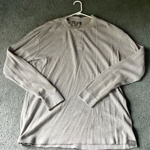 Light gray Henley long sleeve